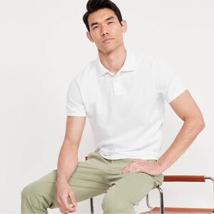 Old Navy White Polo Shirt